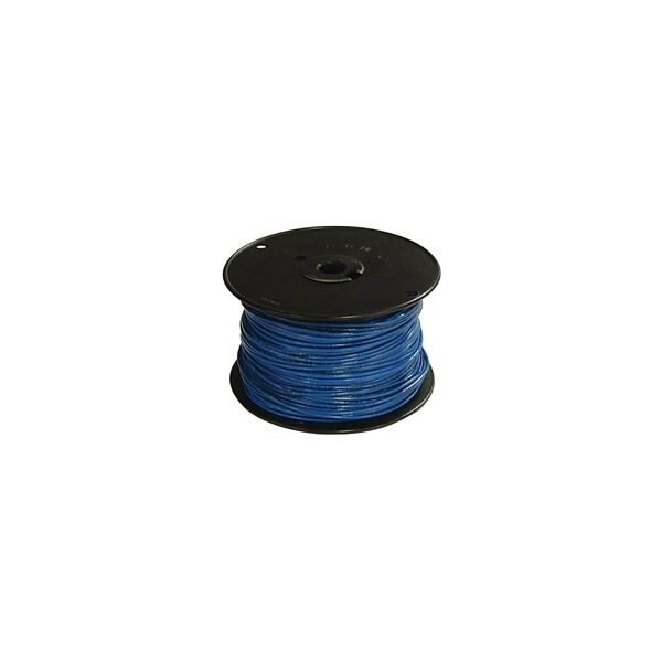 Southwire Building Wire, THHN, Copper, 10 AWG, Blue, Solid, 500 ft